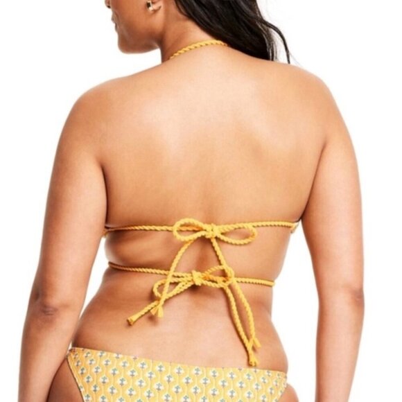 Rhode x Target Dainty Lotus Bikini Sz L Bottoms XL Top In Excellent Condition - Picture 2 of 16